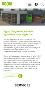 Agroa Desjardins, centrale agroalimentaire régionale