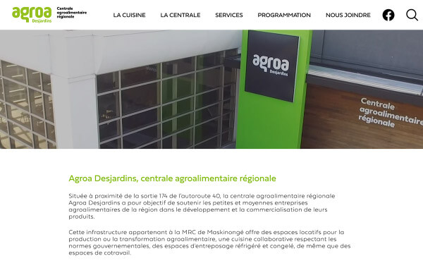 Agroa Desjardins, centrale agroalimentaire régionale
